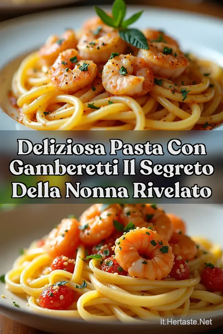 Deliziosa Pasta con Gamberetti Il Segreto della Nonna Rivelato