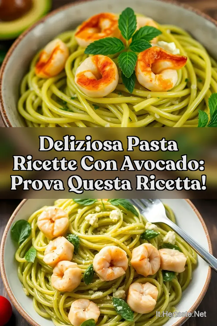 Deliziosa Pasta Ricette con Avocado: Prova Questa Ricetta!