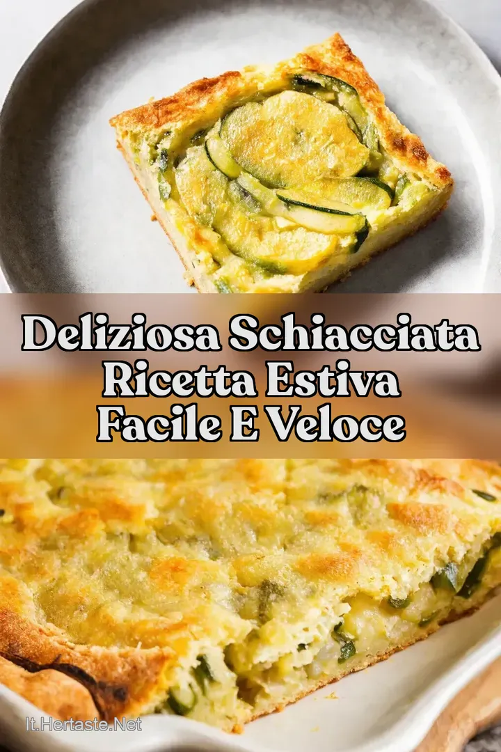 Deliziosa Schiacciata Ricetta Estiva Facile e Veloce