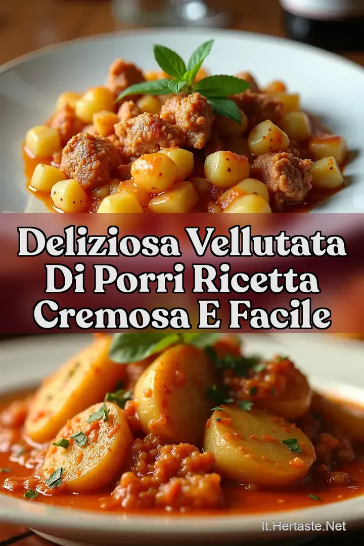 Deliziosa Vellutata di Porri Ricetta Cremosa e Facile
