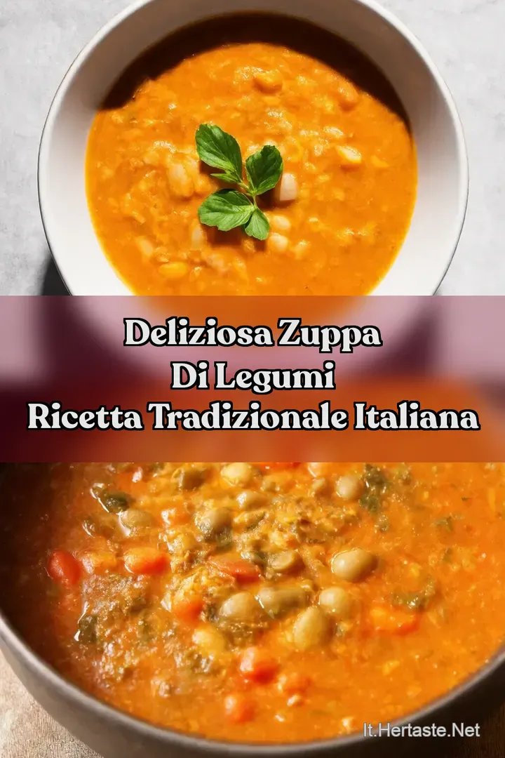 Deliziosa Zuppa di Legumi Ricetta Tradizionale Italiana