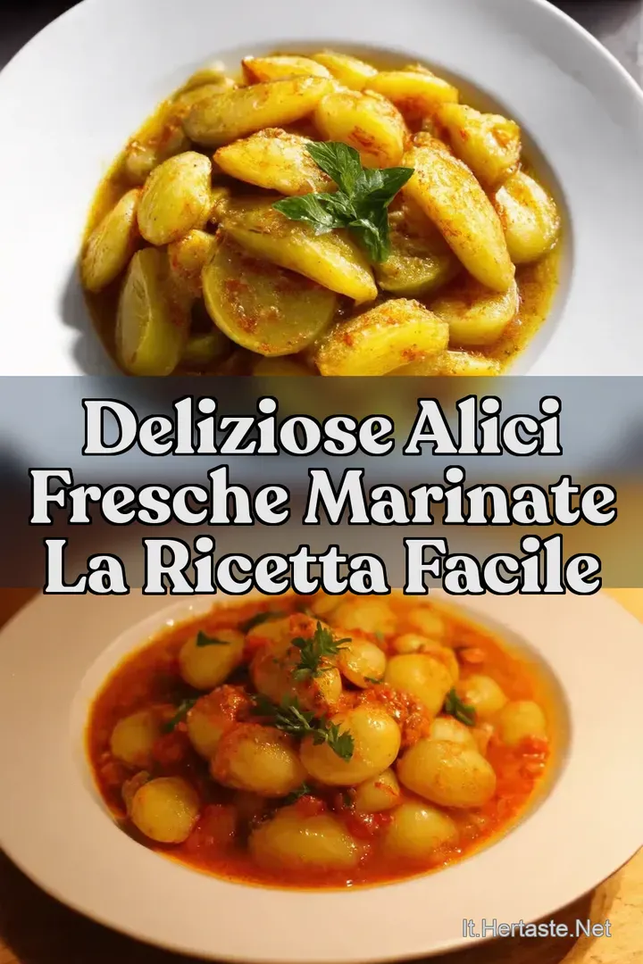 Deliziose Alici Fresche Marinate La Ricetta Facile