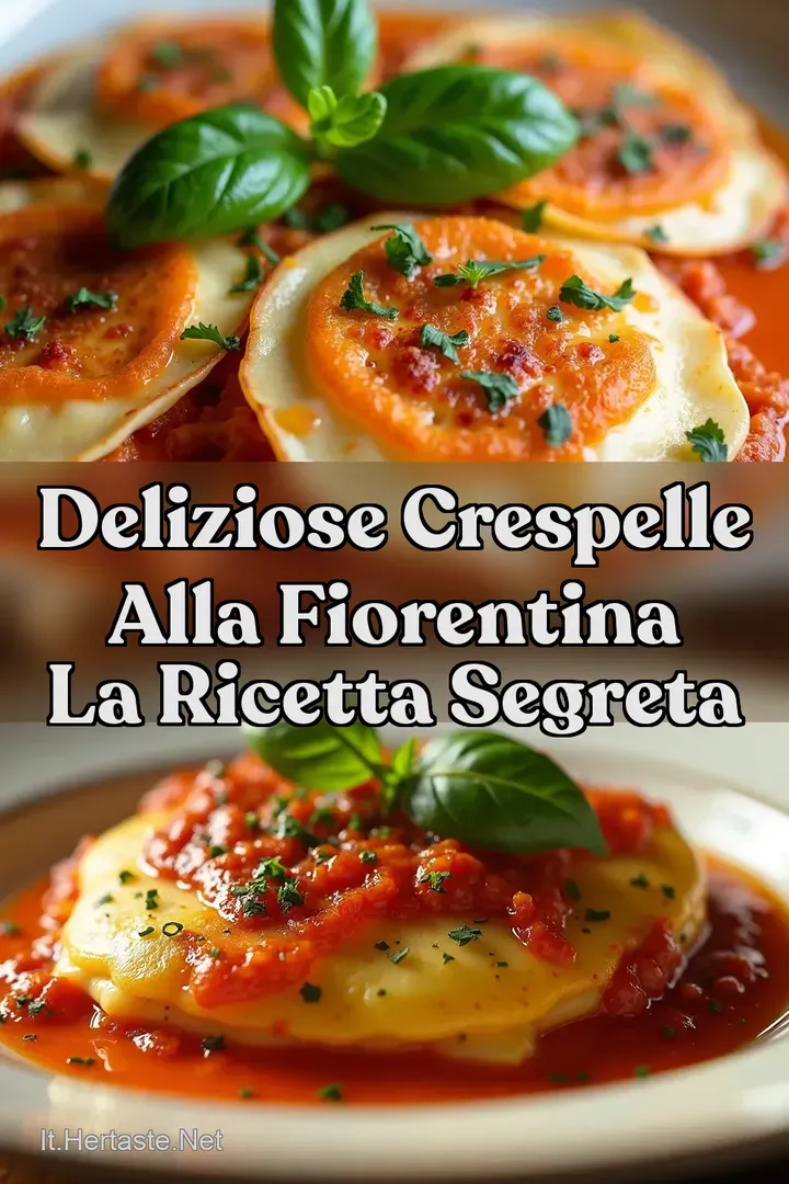 Deliziose Crespelle alla Fiorentina La Ricetta Segreta