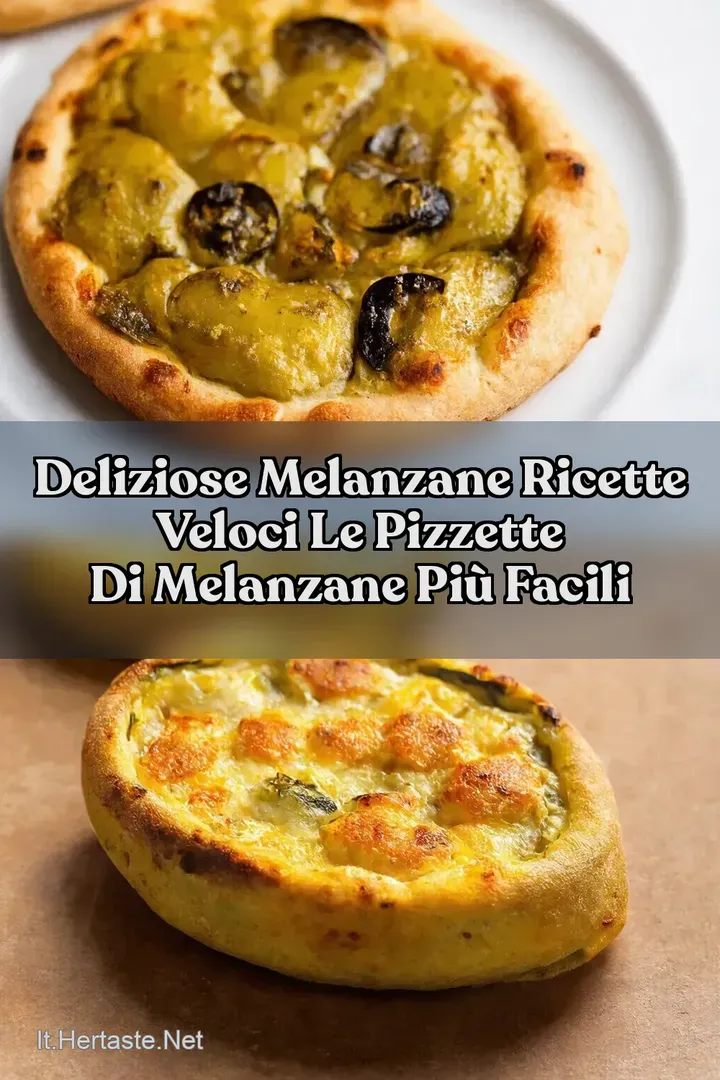 Deliziose Melanzane Ricette Veloci Le Pizzette di Melanzane Pi&ugrave; Facili