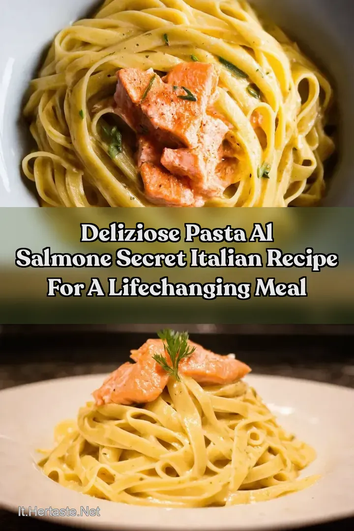 Deliziose Pasta Al Salmone Secret Italian Recipe for a LifeChanging Meal