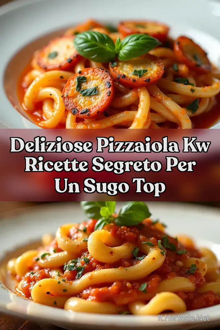Deliziose Pizzaiola kw Ricette Segreto per un Sugo Top