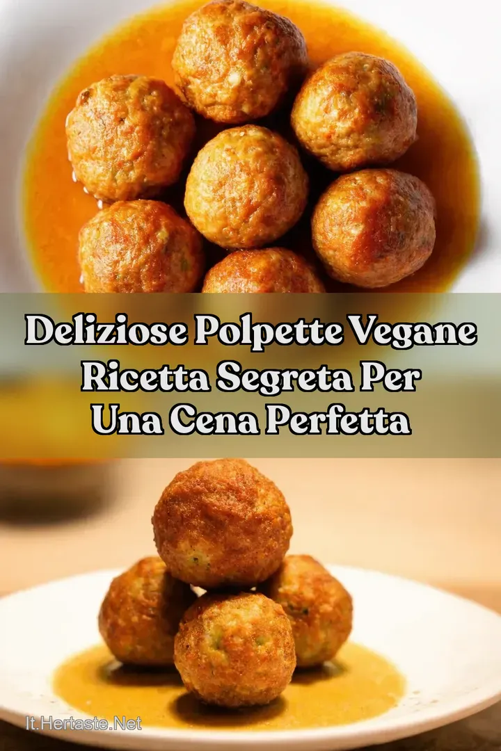 Deliziose Polpette Vegane Ricetta Segreta per una Cena Perfetta
