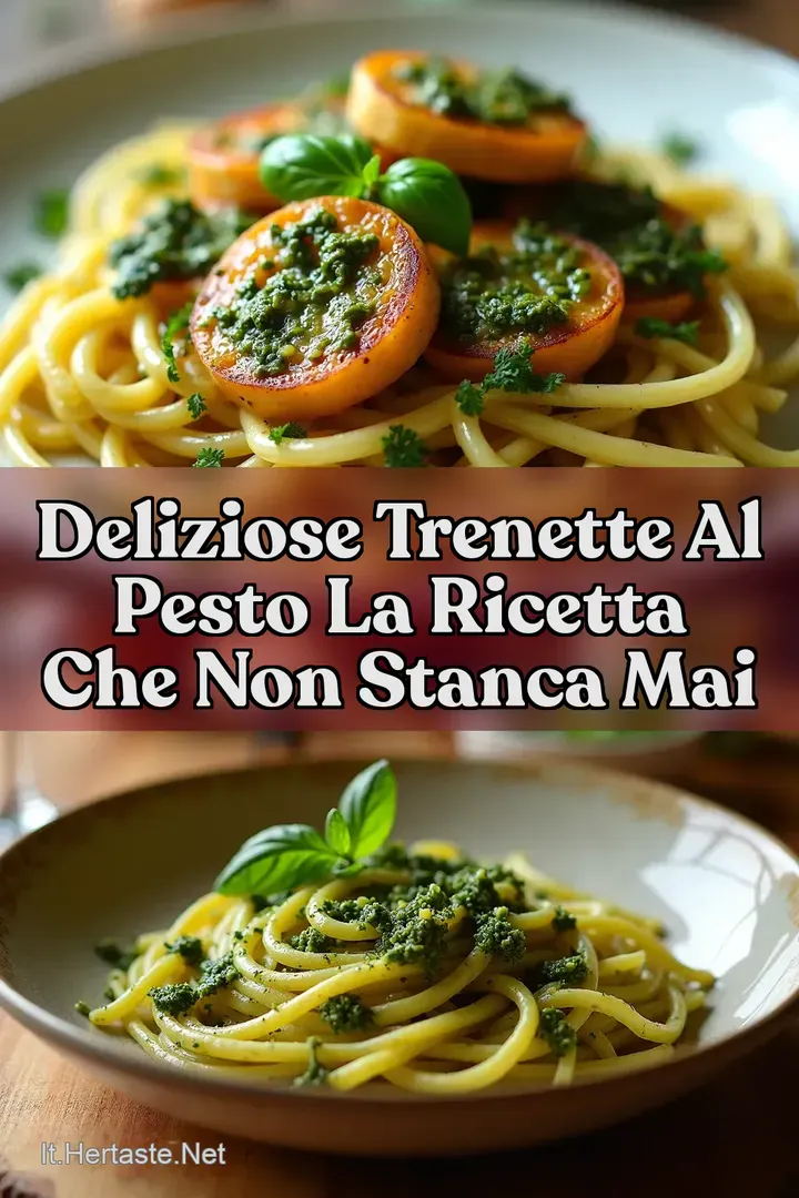 Deliziose Trenette al Pesto La Ricetta che Non Stanca Mai