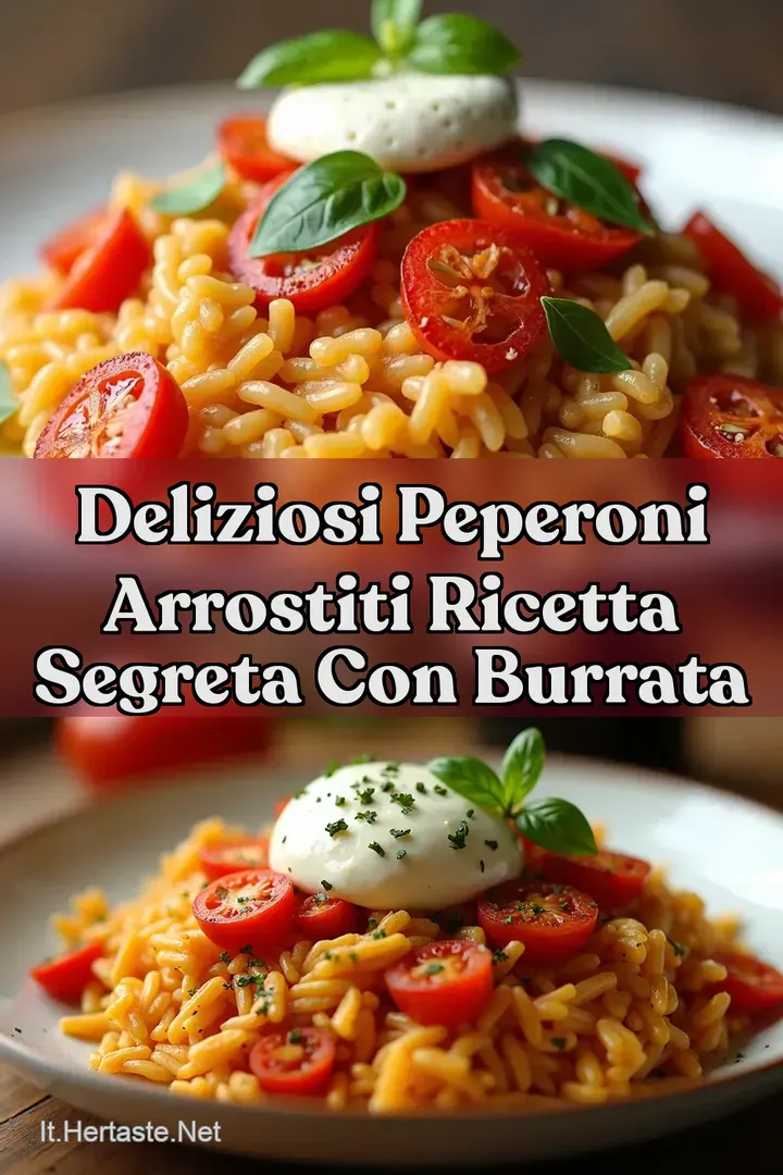 Deliziosi Peperoni Arrostiti Ricetta Segreta con Burrata