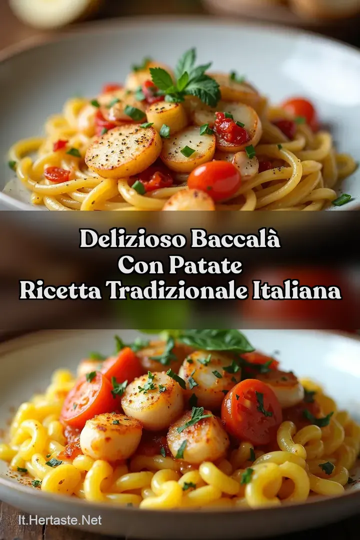 Delizioso Baccal&agrave; con Patate Ricetta Tradizionale Italiana