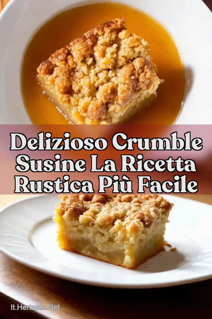 Delizioso Crumble Susine La Ricetta Rustica Pi&ugrave; Facile
