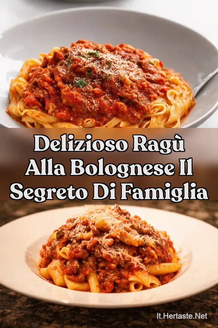 Delizioso Rag&ugrave; alla Bolognese Il Segreto di Famiglia