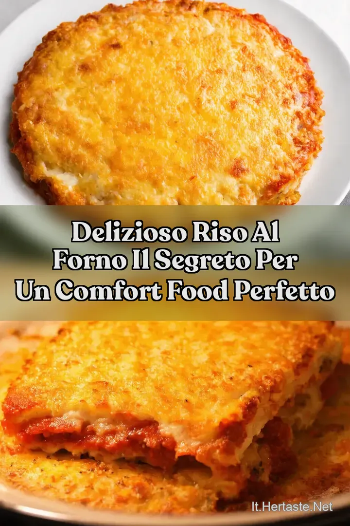 Delizioso Riso al Forno Il Segreto per un Comfort Food Perfetto