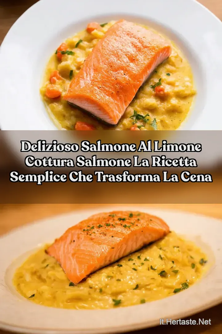 Delizioso Salmone al Limone cottura salmone La Ricetta Semplice Che Trasforma la Cena