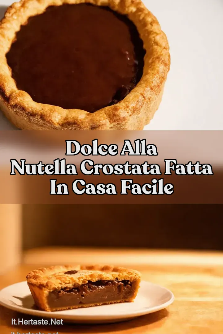 Dolce alla Nutella Crostata Fatta in Casa Facile