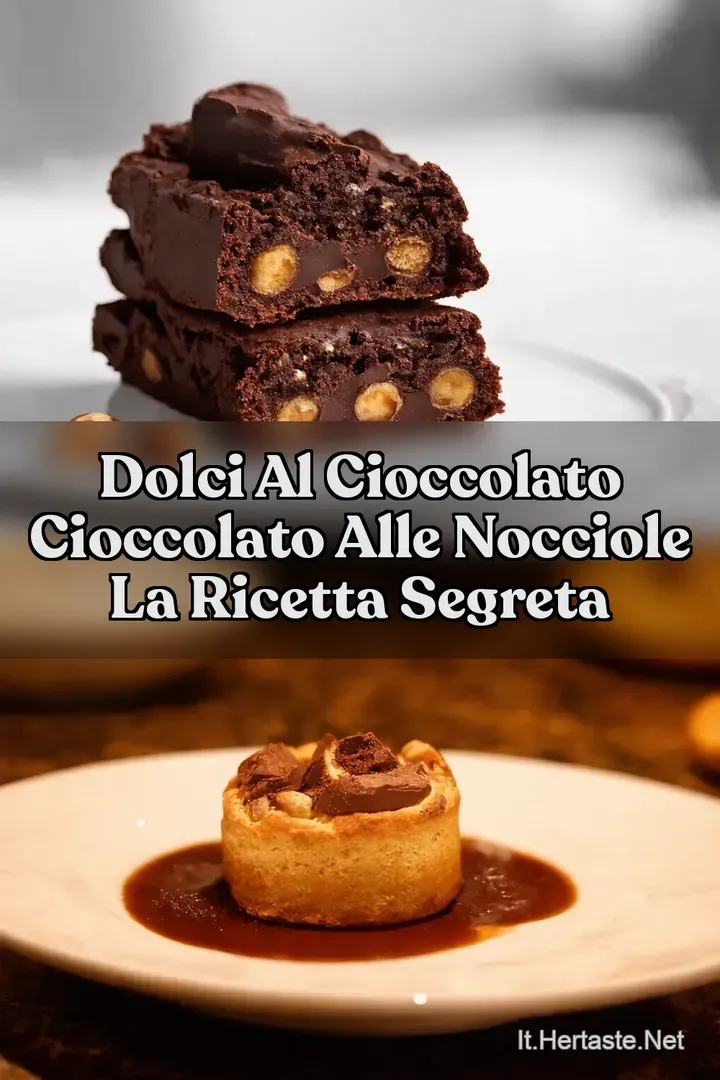 Dolci al cioccolato cioccolato alle nocciole La ricetta segreta