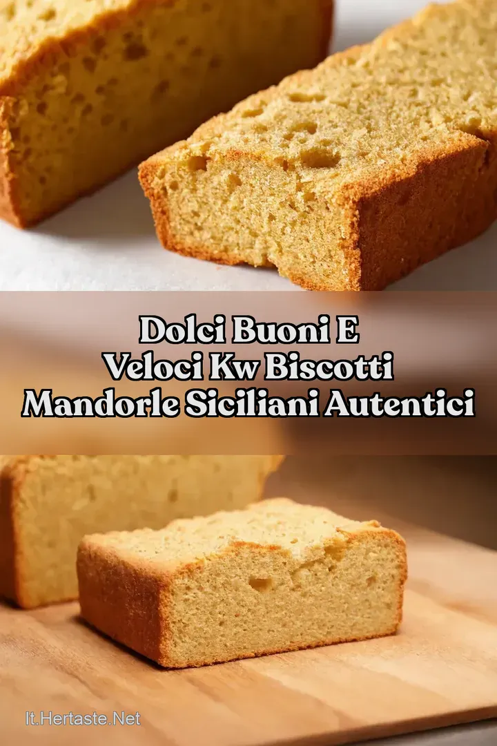 Dolci Buoni e Veloci kw Biscotti Mandorle Siciliani Autentici