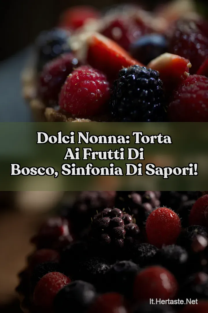 Dolci Nonna: Torta ai Frutti di Bosco Sinfonia di Sapori!