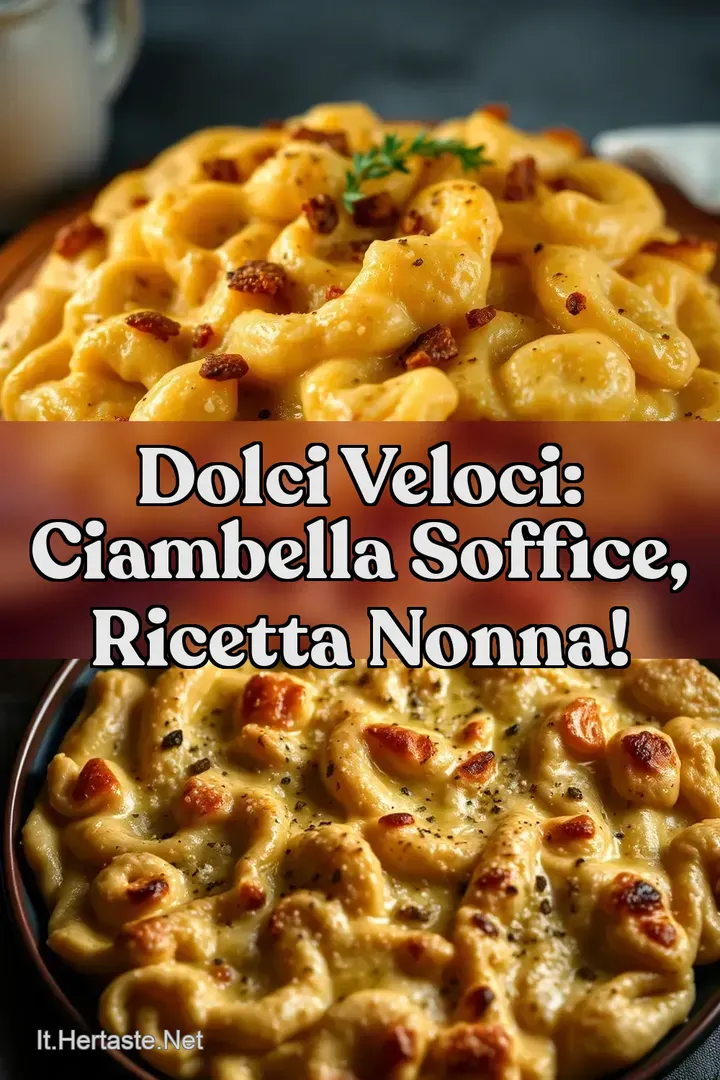Dolci Veloci: Ciambella Soffice Ricetta Nonna!