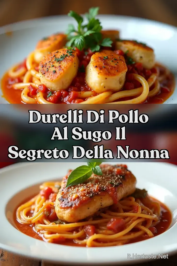 Durelli di Pollo al Sugo Il Segreto della Nonna