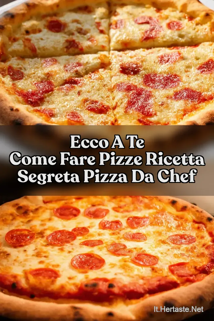 Ecco a te come fare pizze Ricetta Segreta Pizza da Chef