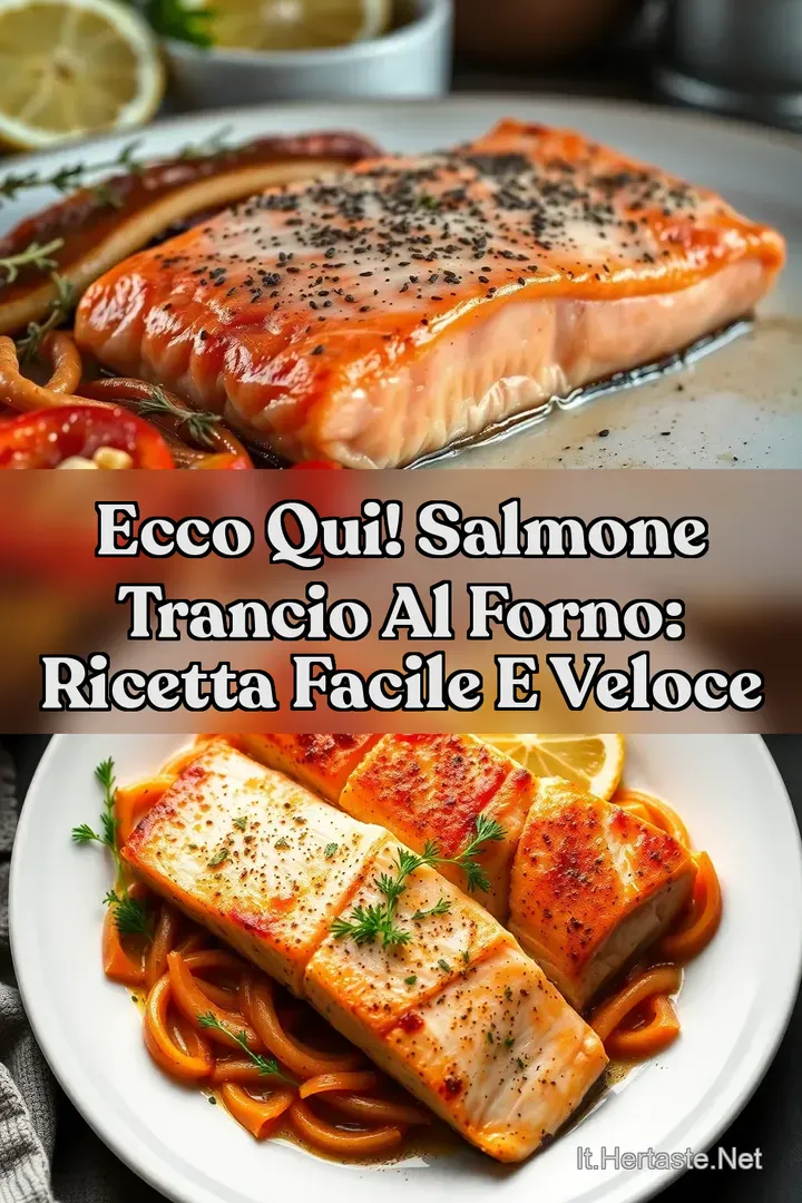 Ecco qui! Salmone Trancio al Forno: Ricetta Facile e Veloce
