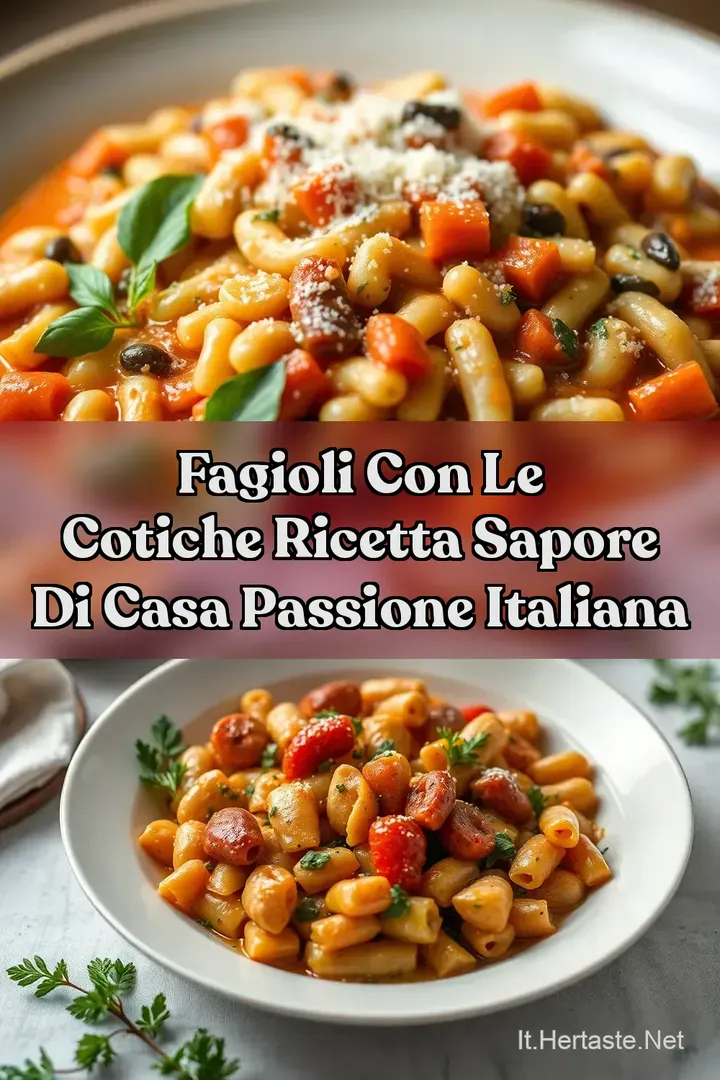 Fagioli con le Cotiche Ricetta Sapore di Casa Passione Italiana
