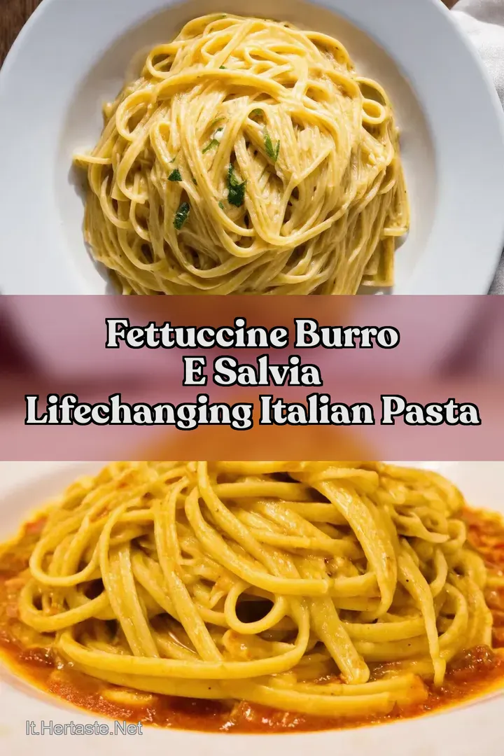 Fettuccine Burro e Salvia LifeChanging Italian Pasta