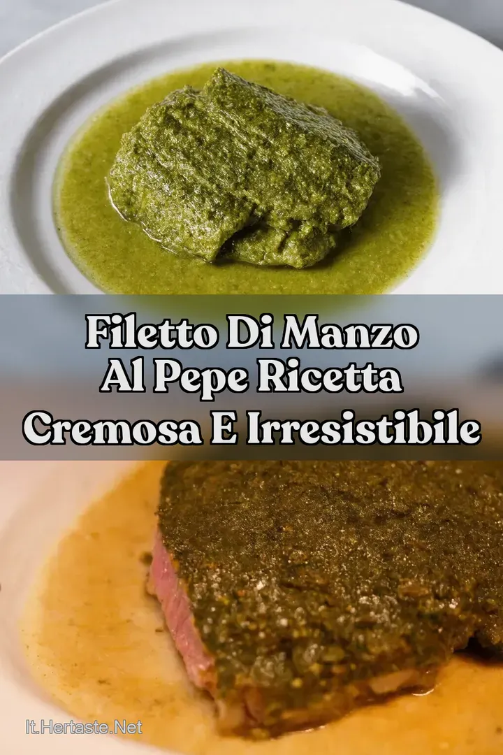 Filetto di Manzo al Pepe Ricetta Cremosa e Irresistibile