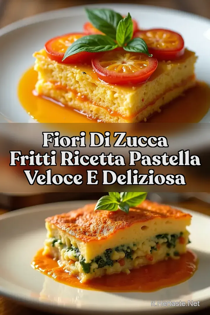 Fiori di Zucca Fritti Ricetta Pastella Veloce e Deliziosa