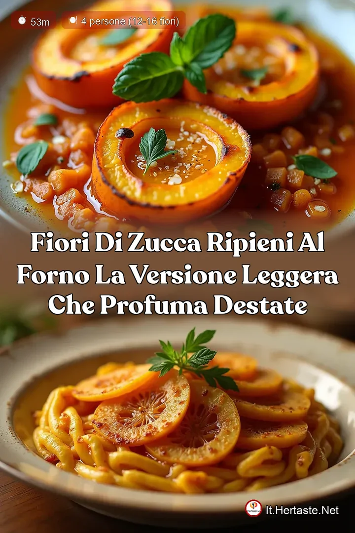 Fiori di Zucca Ripieni al Forno La Versione Leggera che Profuma dEstate
