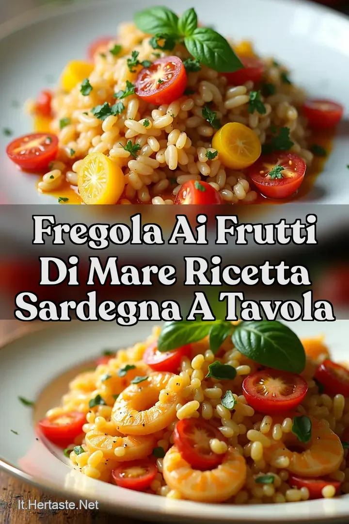 Fregola ai Frutti di Mare Ricetta Sardegna a Tavola