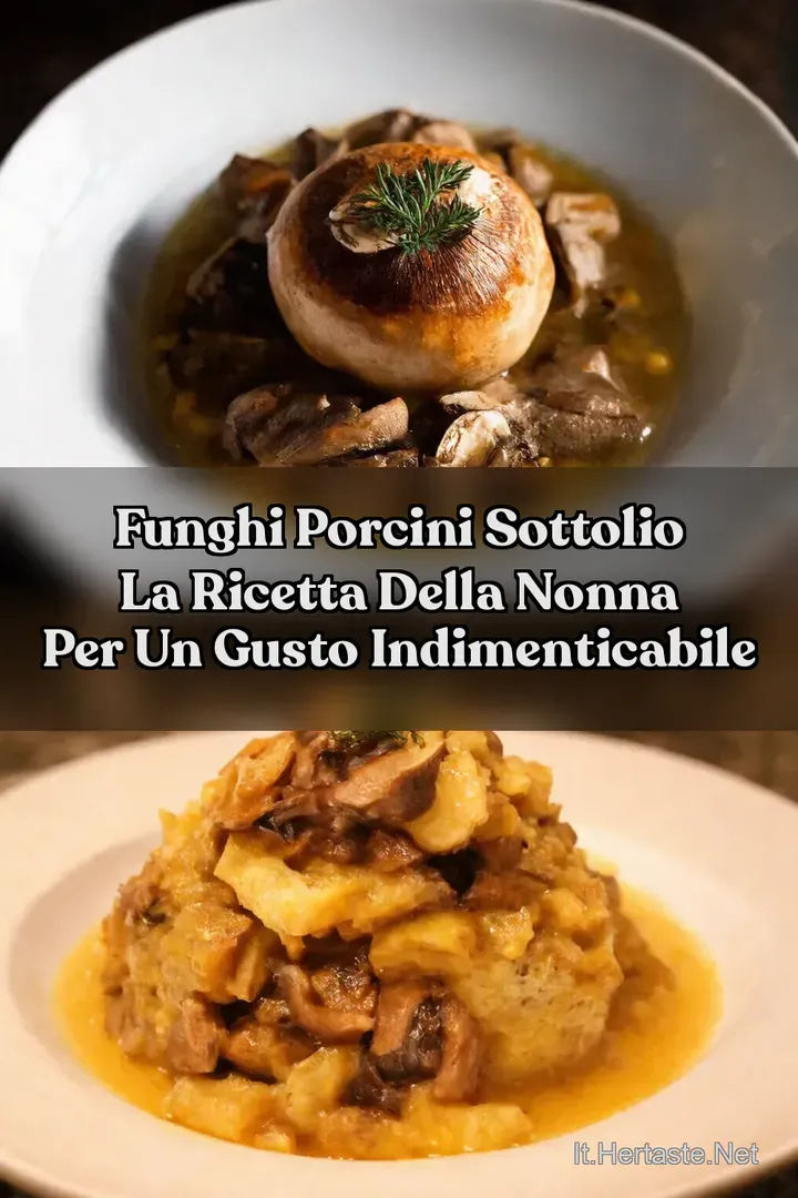 Funghi Porcini SottOlio La Ricetta della Nonna per un Gusto Indimenticabile