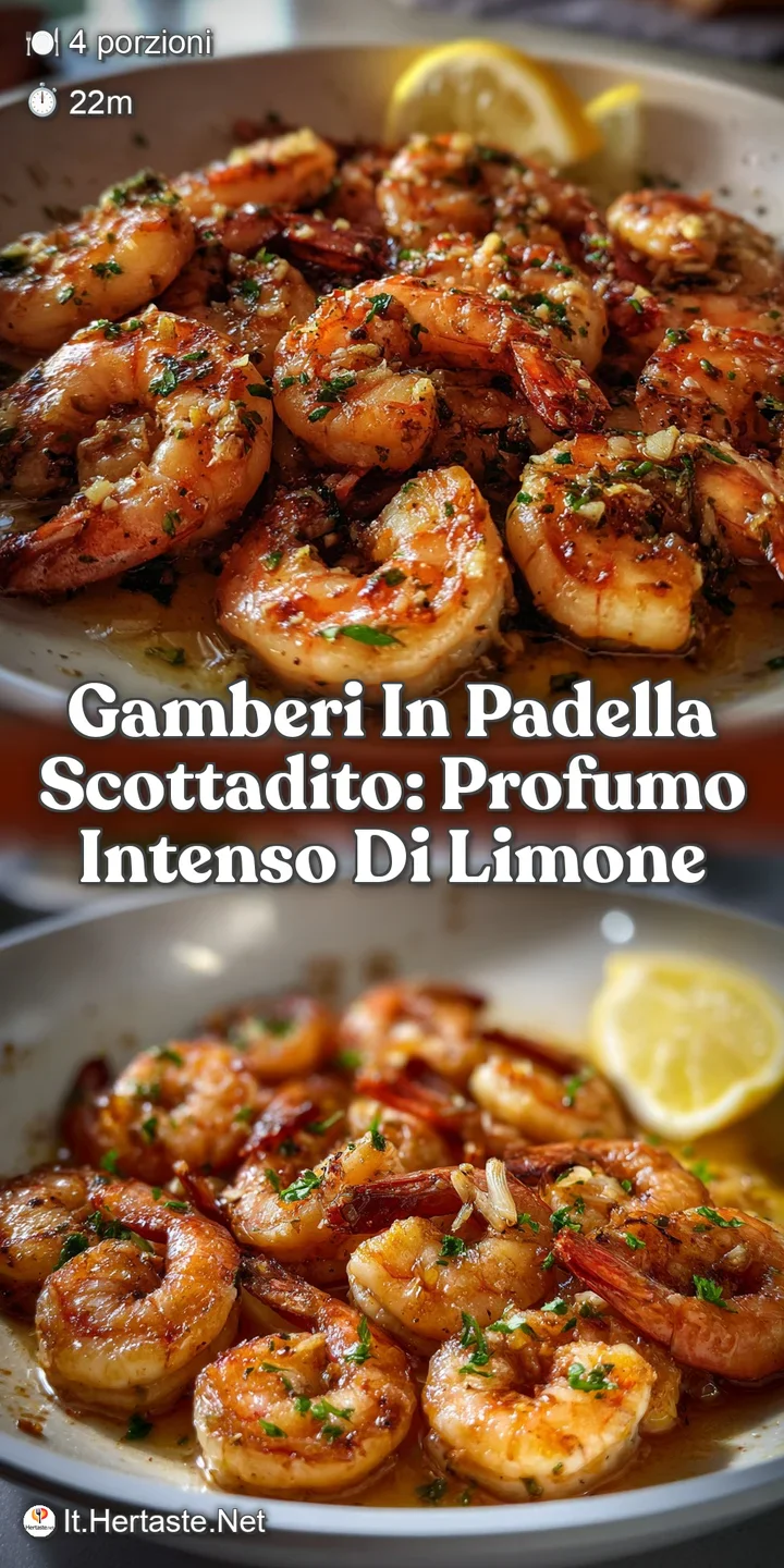 Gamberi in Padella Scottadito: Profumo Intenso di Limone