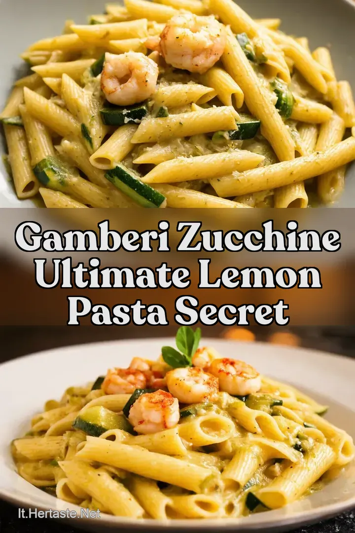 Gamberi Zucchine Ultimate Lemon Pasta Secret