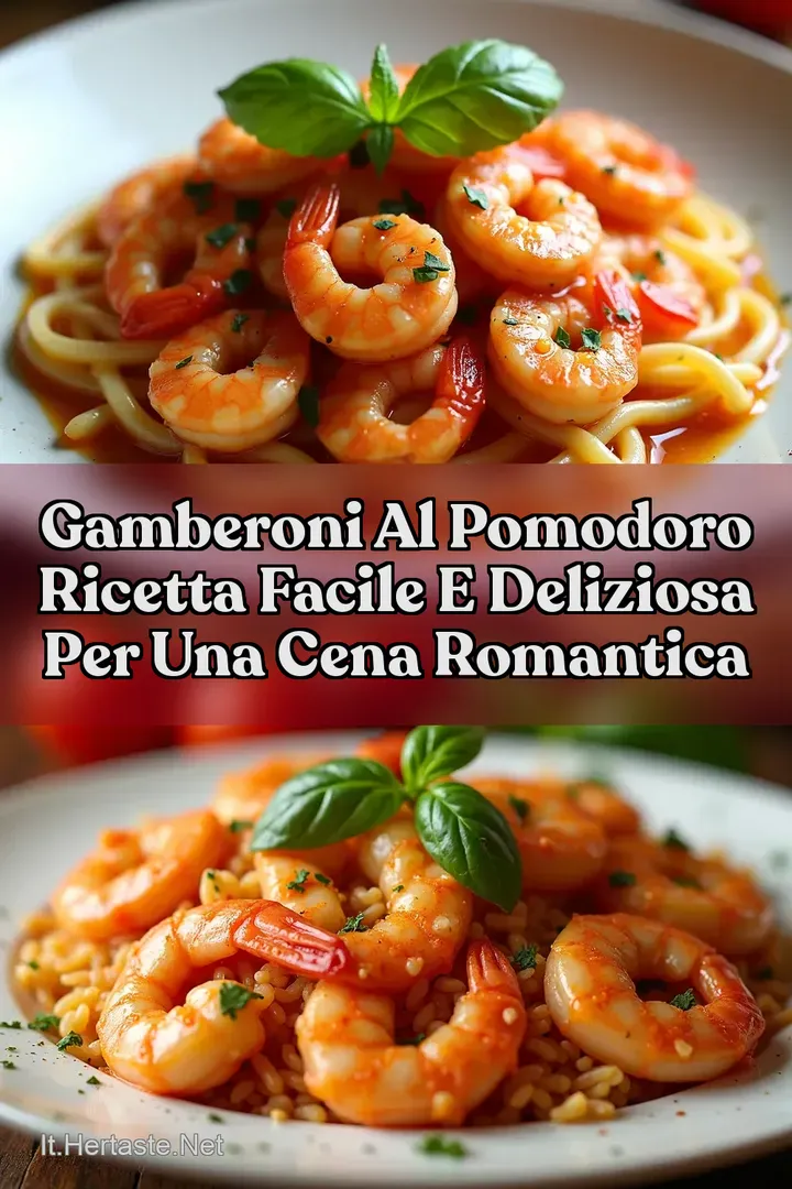 Gamberoni al Pomodoro Ricetta Facile e Deliziosa per una Cena Romantica