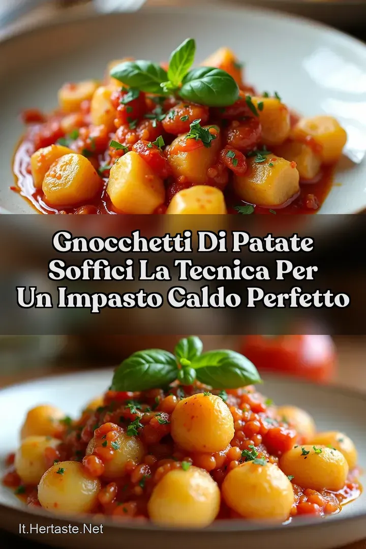 Gnocchetti di Patate Soffici La Tecnica per un Impasto Caldo Perfetto