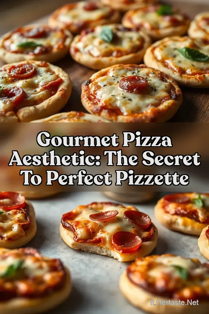 Gourmet Pizza Aesthetic: The Secret to Perfect Pizzette