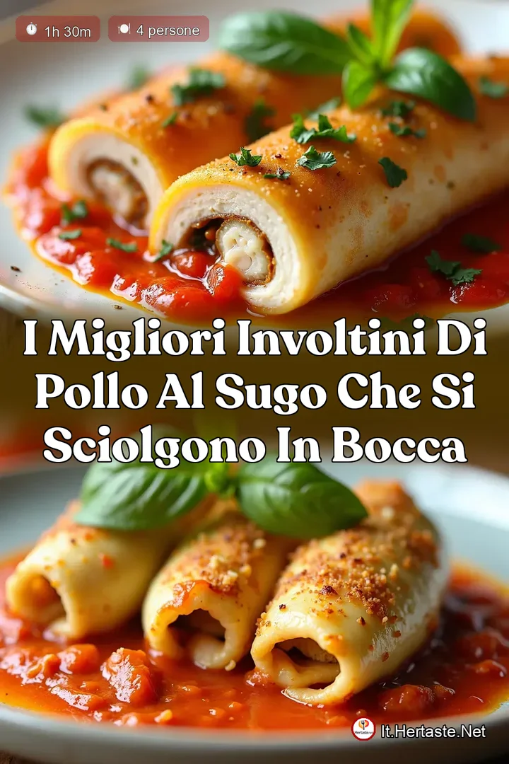 I Migliori Involtini di Pollo al Sugo Che Si Sciolgono in Bocca