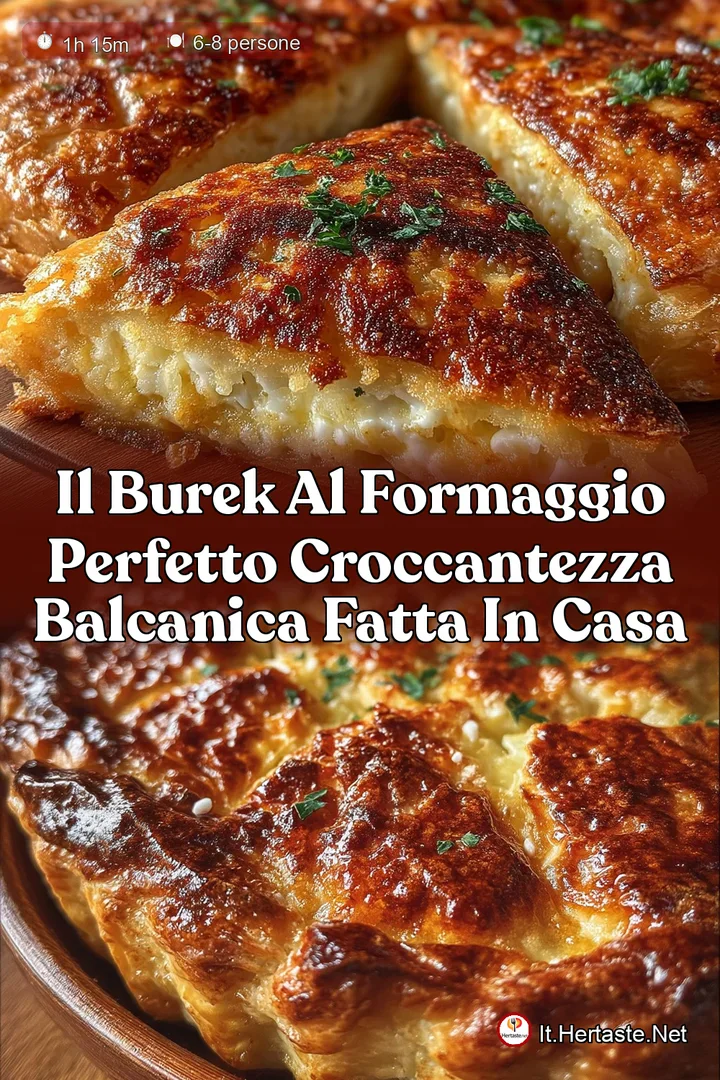 Il Burek al Formaggio Perfetto Croccantezza Balcanica Fatta in Casa