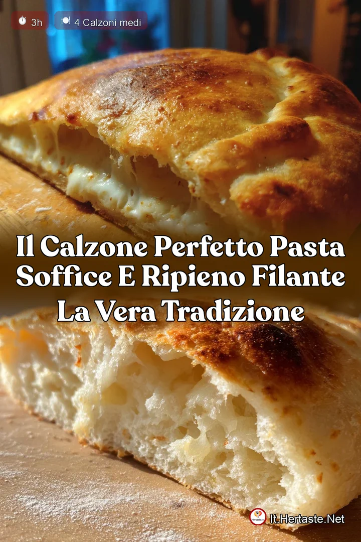 Il Calzone Perfetto Pasta Soffice e Ripieno Filante La Vera Tradizione