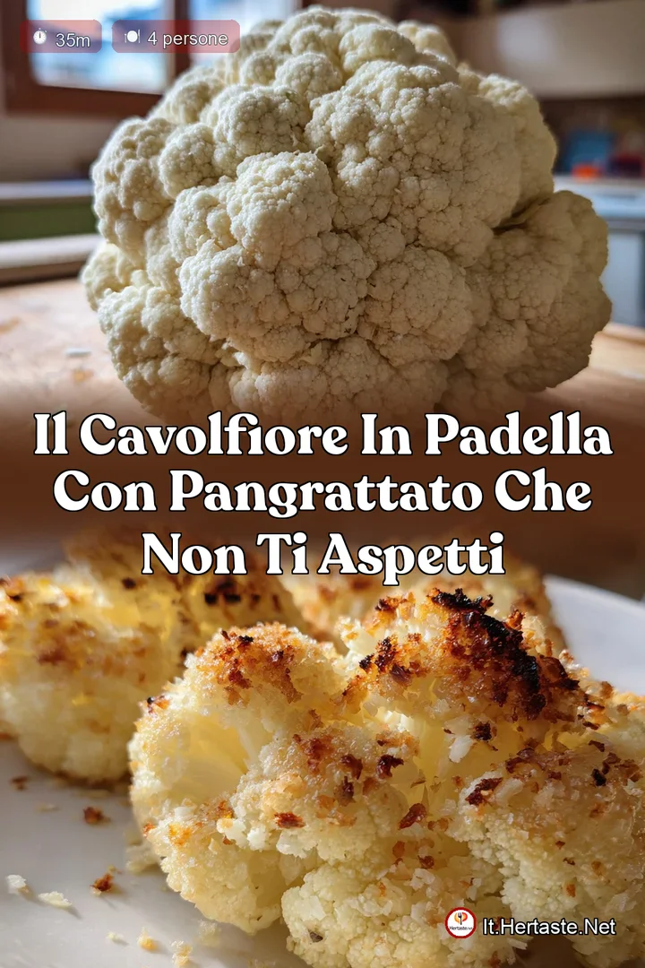 Il Cavolfiore in Padella con Pangrattato che Non Ti Aspetti