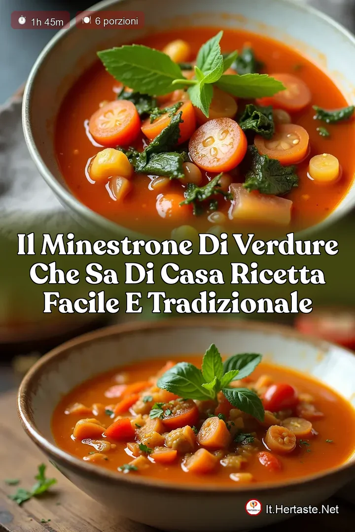 Il Minestrone di Verdure che sa di Casa Ricetta Facile e Tradizionale