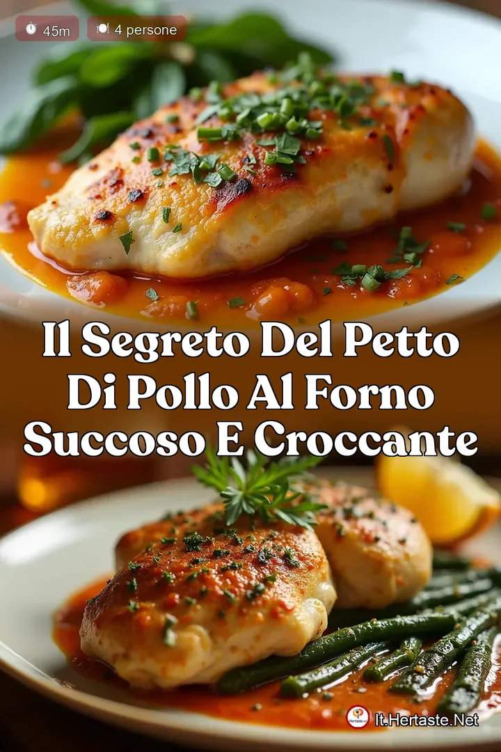 Il Segreto del Petto di Pollo al Forno Succoso e Croccante