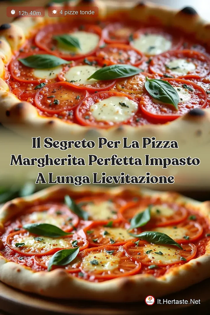 Il Segreto per la Pizza Margherita Perfetta Impasto a Lunga Lievitazione