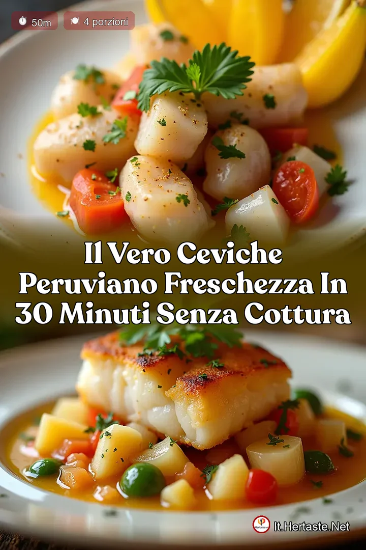 Il Vero Ceviche Peruviano Freschezza in 30 Minuti Senza Cottura