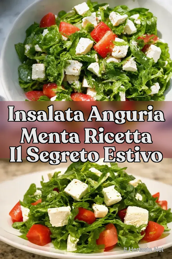 Insalata Anguria Menta Ricetta Il Segreto Estivo