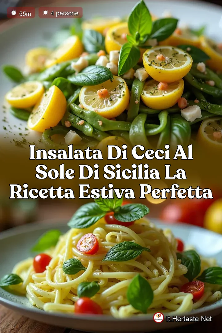 Insalata di Ceci al Sole di Sicilia La Ricetta Estiva Perfetta