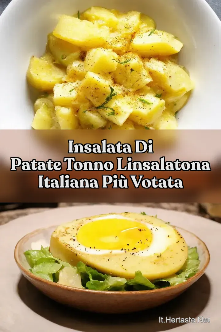Insalata di Patate Tonno LInsalatona Italiana pi&ugrave; Votata