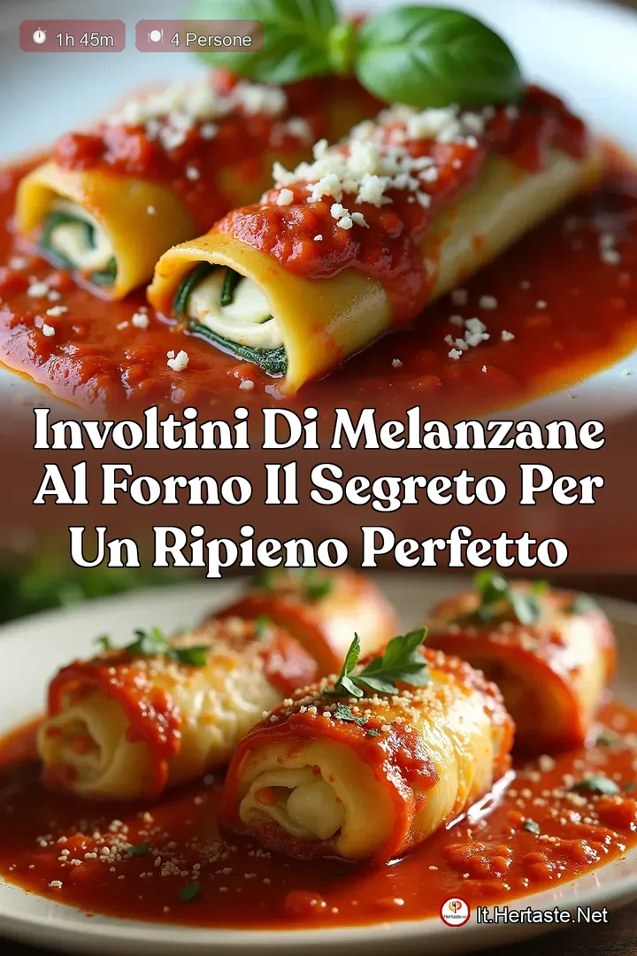Involtini di Melanzane al Forno Il Segreto per un Ripieno Perfetto